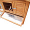 2 Storey Pet Hutch with Under Run Green