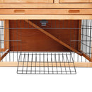 2 Storey Pet Hutch with Under Run Green