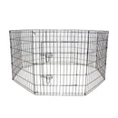 8 Panel Foldable Pet Playpen 24"