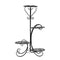 Plant Stand Outdoor Indoor Metal Flower Pots Rack Corner Shelf Planter