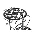Plant Stand Outdoor Indoor Metal Flower Pots Rack Corner Shelf Planter