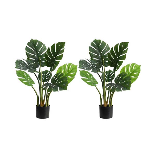 Soga 2X 80Cm Artificial Indoor Potted Turtle Back Tree Flower Pot