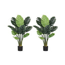 Soga 2X 113Cm Artificial Indoor Potted Turtle Back Tree Flower Plant