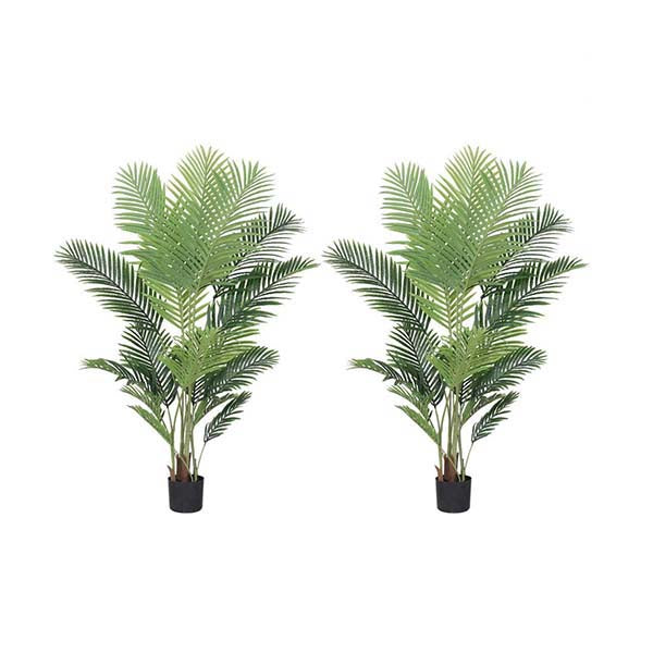Soga 2X 165Cm Artificial Swallowtail Sunflower Tree Flower Pot Plant