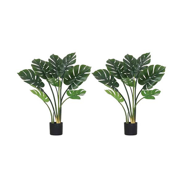 Soga 2X 93Cm Artificial Indoor Potted Turtle Back Tree Flower Pot