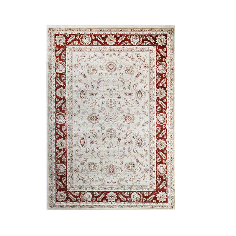 Oregon Prague Cream Red Border Rug