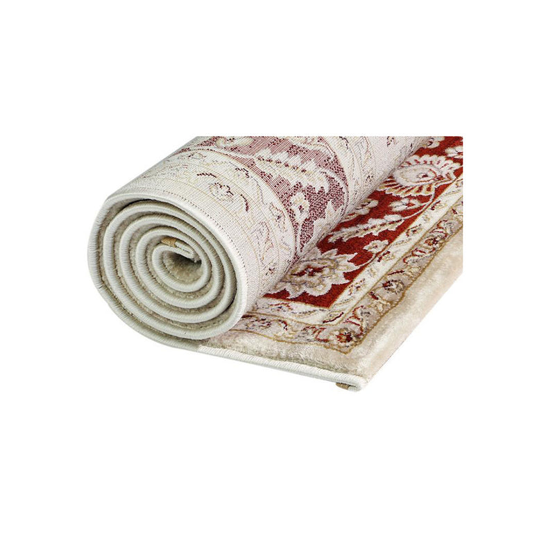 Oregon Prague Cream Red Border Rug