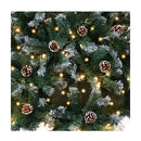 Pre Lit LED Christmas Tree With Pine Cones 600 Tips