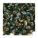 Pre Lit LED Christmas Tree With Pine Cones 150 Tips