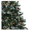 Pre Lit LED Christmas Tree With Pine Cones 600 Tips