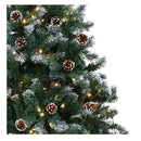 Pre Lit LED Christmas Tree With Pine Cones 150 Tips