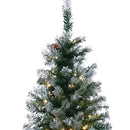 Pre Lit LED Christmas Tree With Pine Cones 600 Tips
