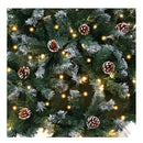 Pre Lit LED Christmas Tree With Pine Cones 150 Tips