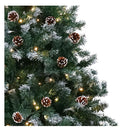 Pre Lit LED Christmas Tree With Pine Cones 600 Tips