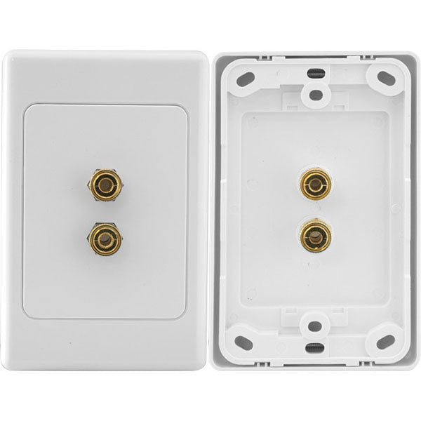 Pro 2 2 Terminal Speaker Wall Plate