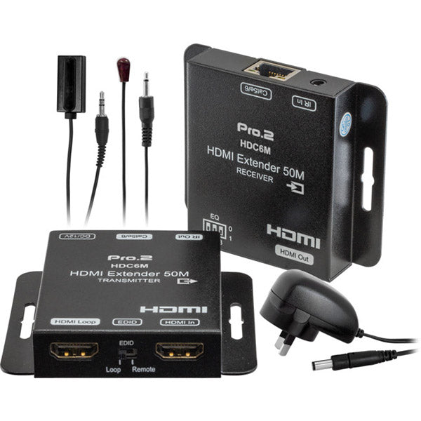 Pro 2 HDMI Over CAT6 Extender 50M 1080P Loopoutedid POC