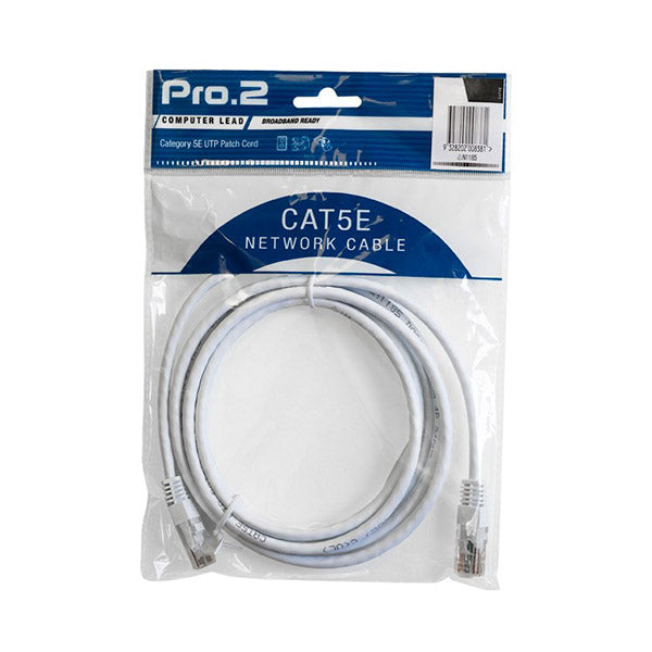 Pro 2 White Cat5E Patch Lead