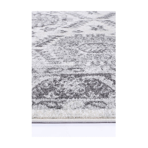 Province White Grey Traditional Rug