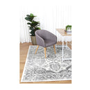 Province White Grey Traditional Rug