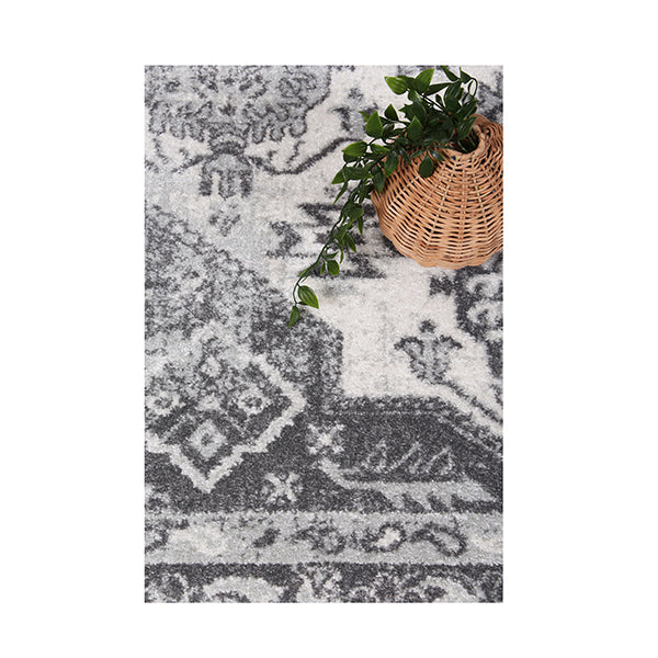 Province White Grey Traditional Rug