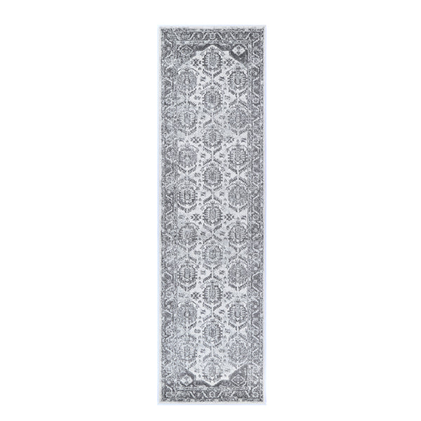 Province White Grey Traditional Rug