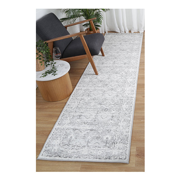 Province Grey White Ancient Rug
