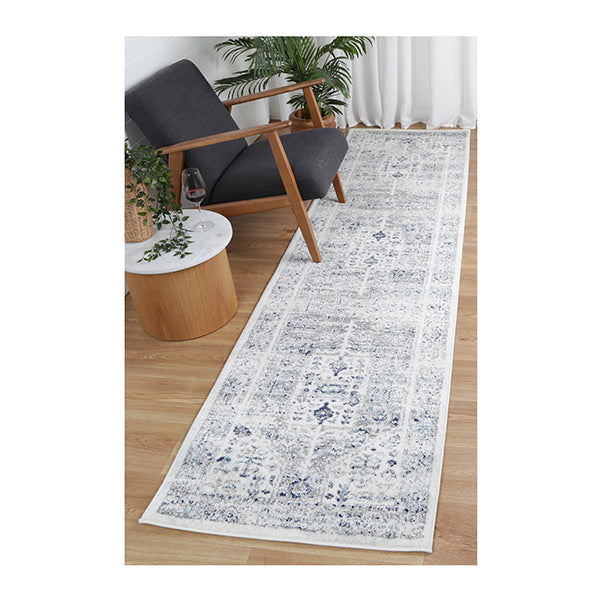 Province Cream Blue Traditional Rug