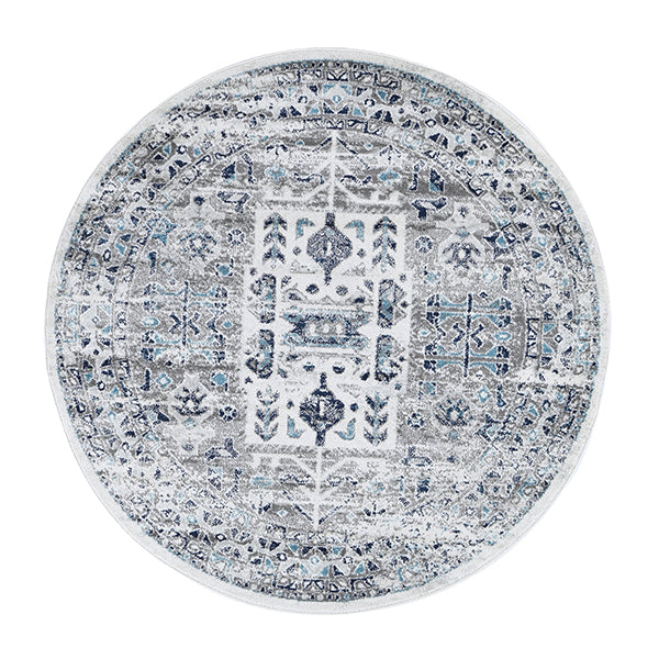 Province Cream Blue Traditional Rug