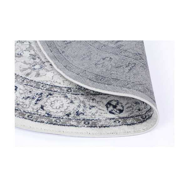 Province Navy Cream Traditional Rug