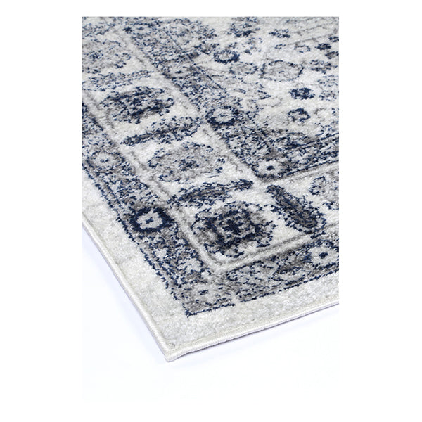 Province Navy Cream Traditional Rug