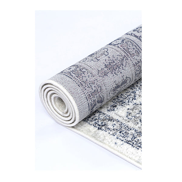 Province Navy Cream Traditional Rug