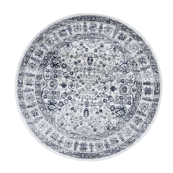 Province Navy Cream Traditional Rug