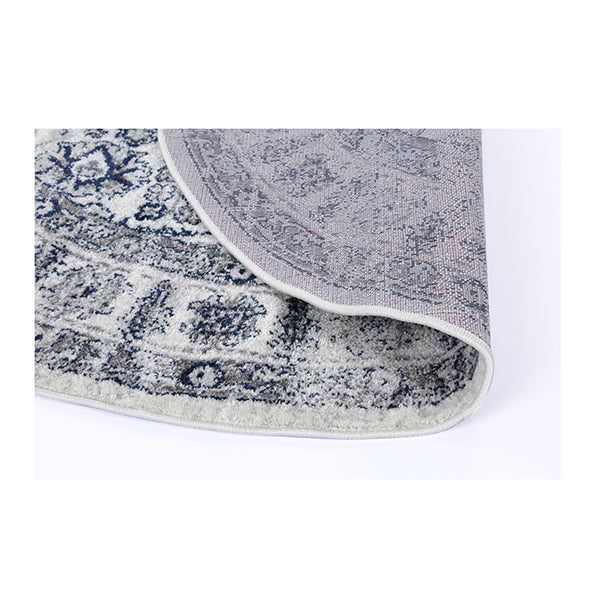 Province Cream Navy Floral Rug