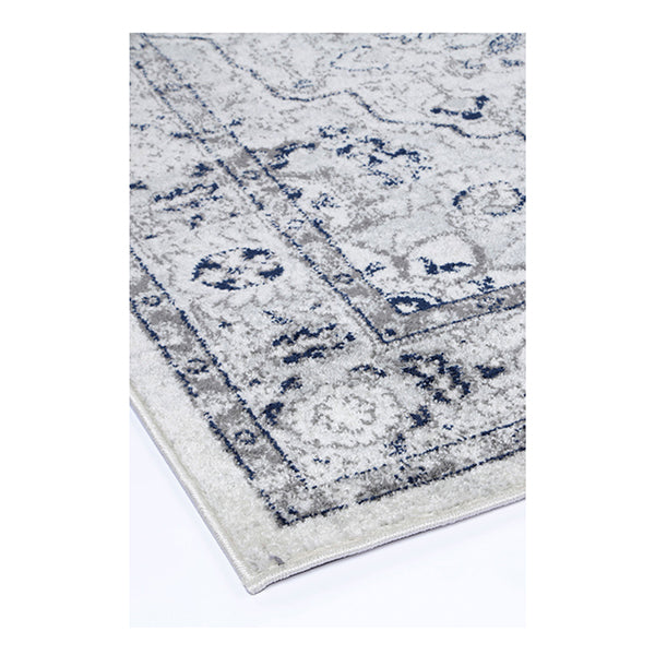 Province Cream Navy Floral Rug