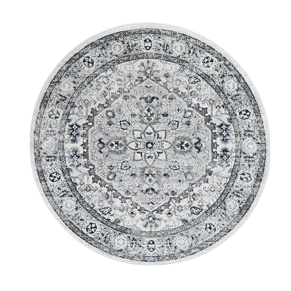 Province Cream Navy Floral Rug