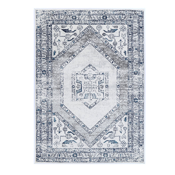 Province Navy Cream Ancient Rug