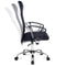 PU Leather Mesh High Back Office Chair - Black