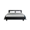 PVC Leather Bed Frame Black