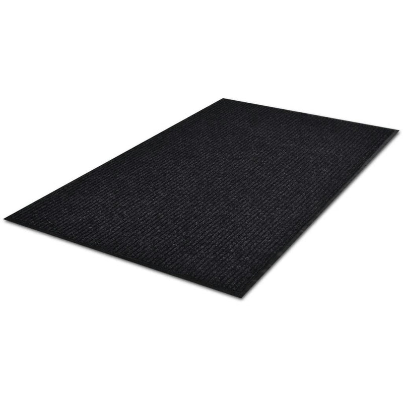 PVC Door Mat 90 x 120 Cm - Black