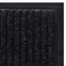 PVC Door Mat 90 x 120 Cm - Black