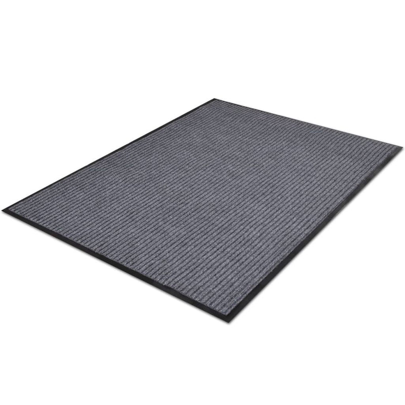 PVC Door Mat 90 x 150 Cm - Grey