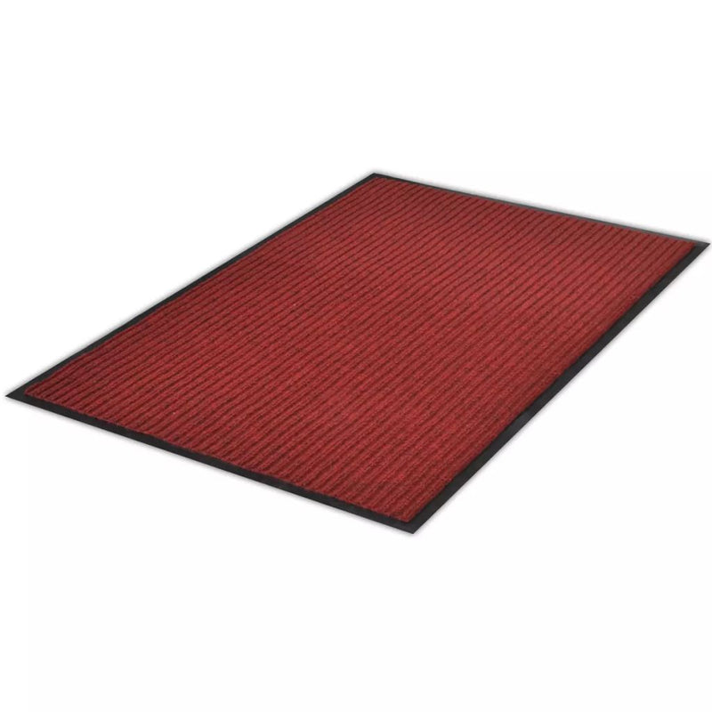 PVC Door Mat 90 x 60 Cm - Red