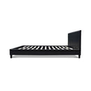 PVC Leather Bed Frame Black