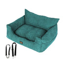 Dog Protector Portable Travel Bed Removable Green Large