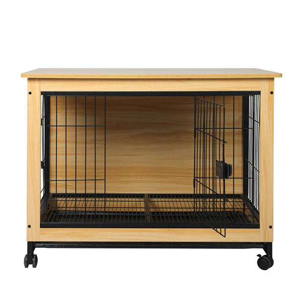 Medium Side End Table Steel Puppy Crate Indoor Pet House