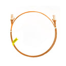 Pack Of 10 Cat 6 Ultra Thin Lszh Ethernet Network Cable Orange