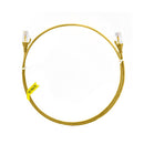 Pack Of 10 Cat 6 Ultra Thin Lszh Yellow Ethernet Network Cable