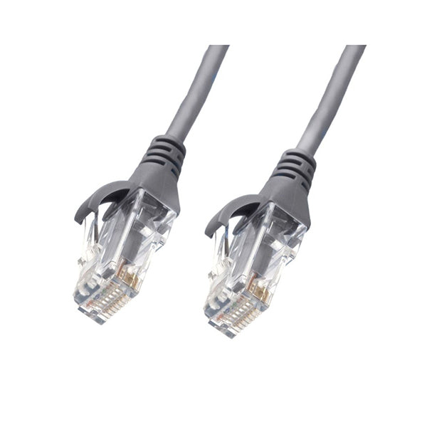 1M Cat 6 Ultra Thin Lszh Pack Of 50 Ethernet Network Cable Grey