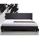 Palermo Bed Frame with Linen Fabric — Grey