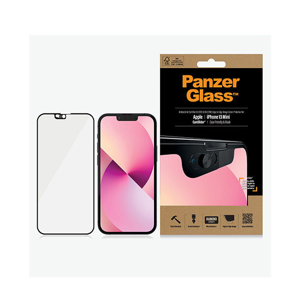Panzerglass Iphone 13 Mini With Camslider Screen Protector Black